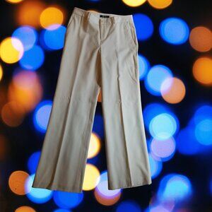 Lauren by Ralph Lauren Women's Wool Dress Trouser White Size 4